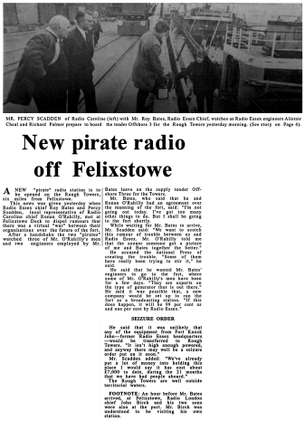 Felixtowe Times 13th January 1967